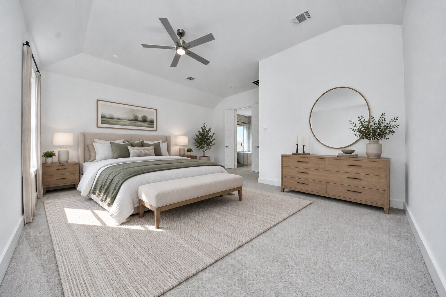 Virtually Staged - Primary Bedroom.