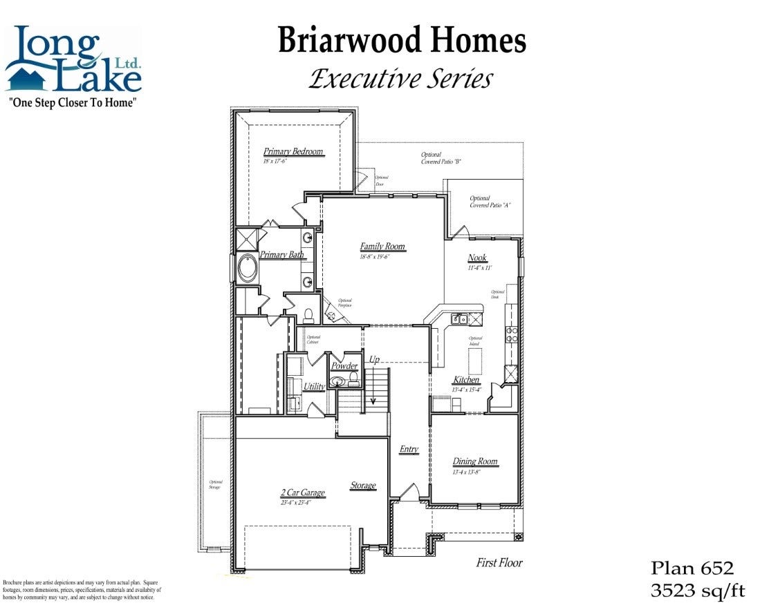 Plan 652 offers 5 bedrooms, 3 full baths, 1 half bath, and over 3,500 sqft of living space.