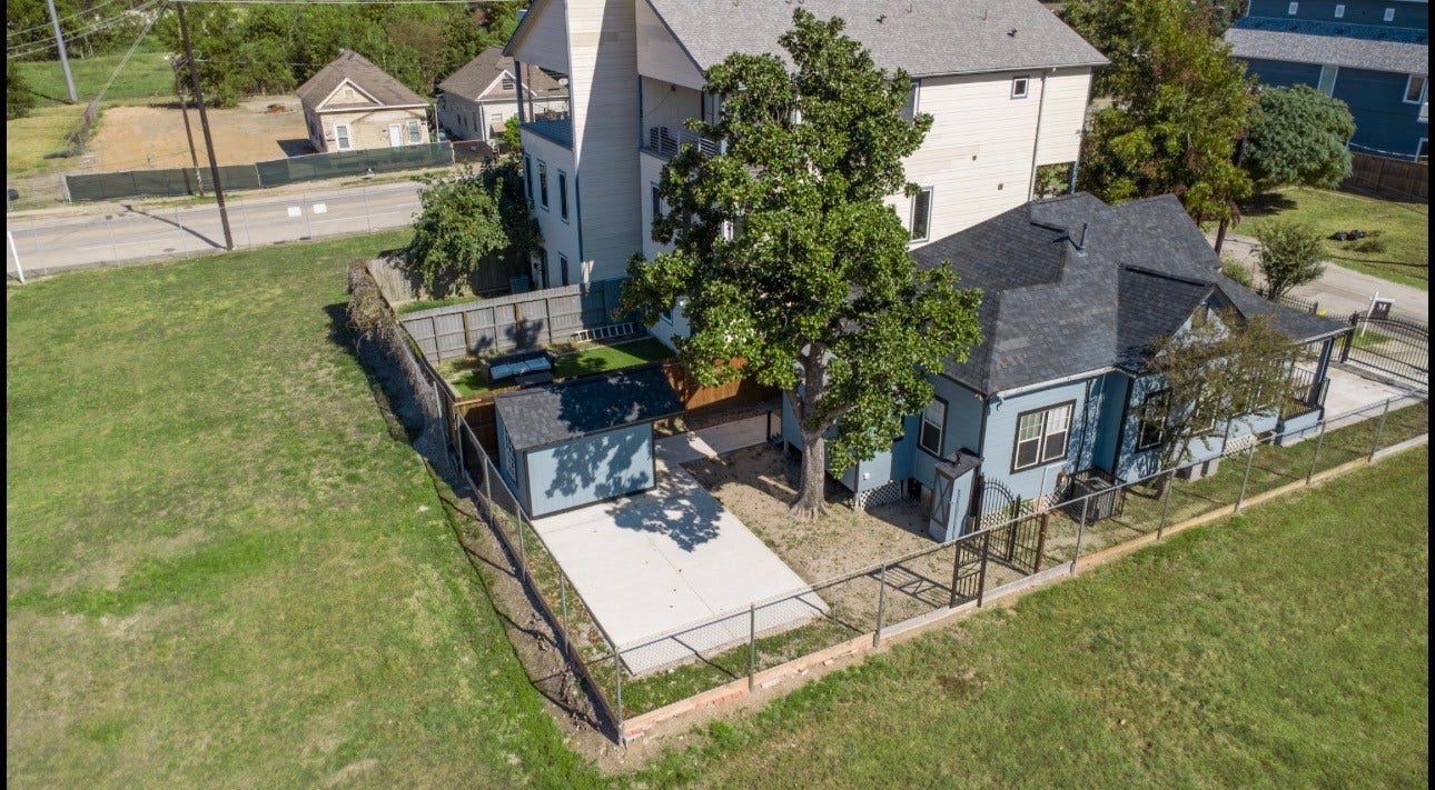 1815 South Street, Houston, TX 77009 This home is gated and includes a storage shed