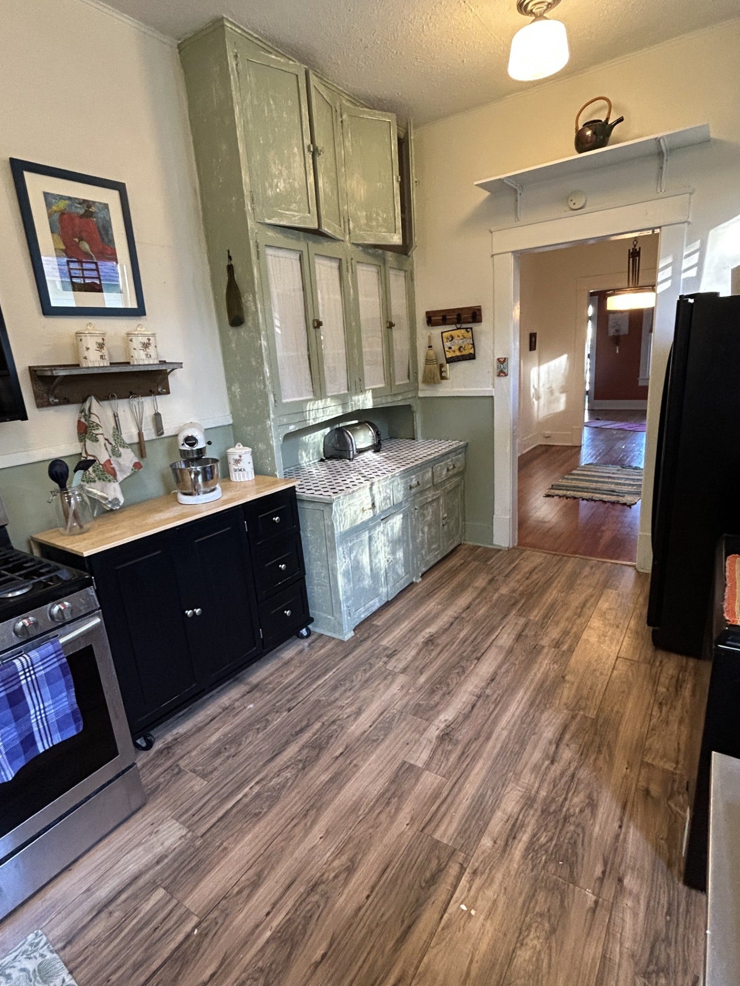 3911 Bernardo De Galvez Avenue, Galveston, TX 77550 Original 1923 kitchen cabinetry