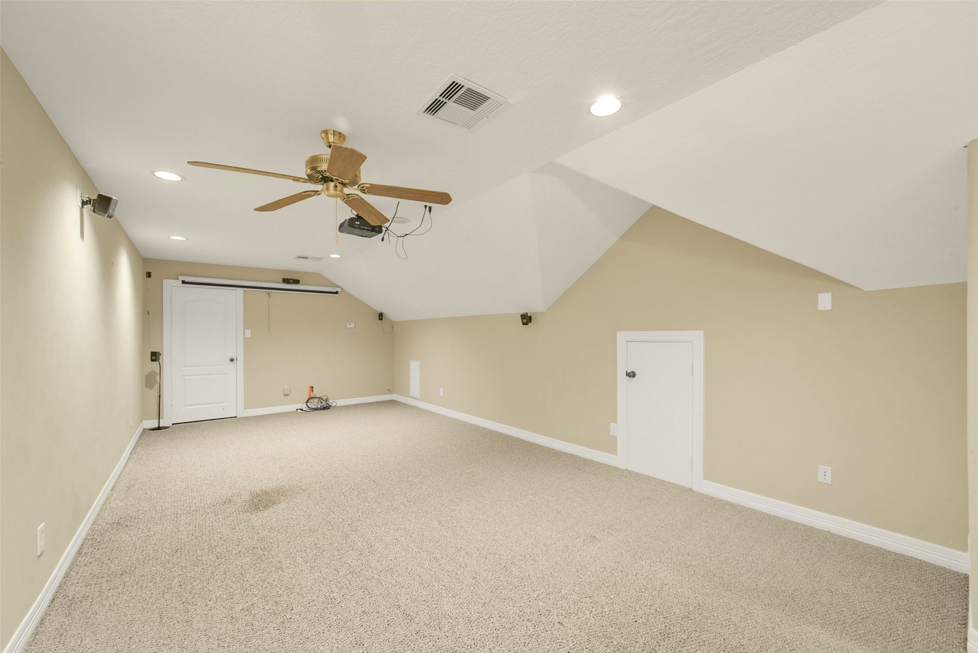 3522 Wellspring Lake Drive, Fulshear, TX 77441 Massive Media/Game Room with Drop Screen and Projector included!