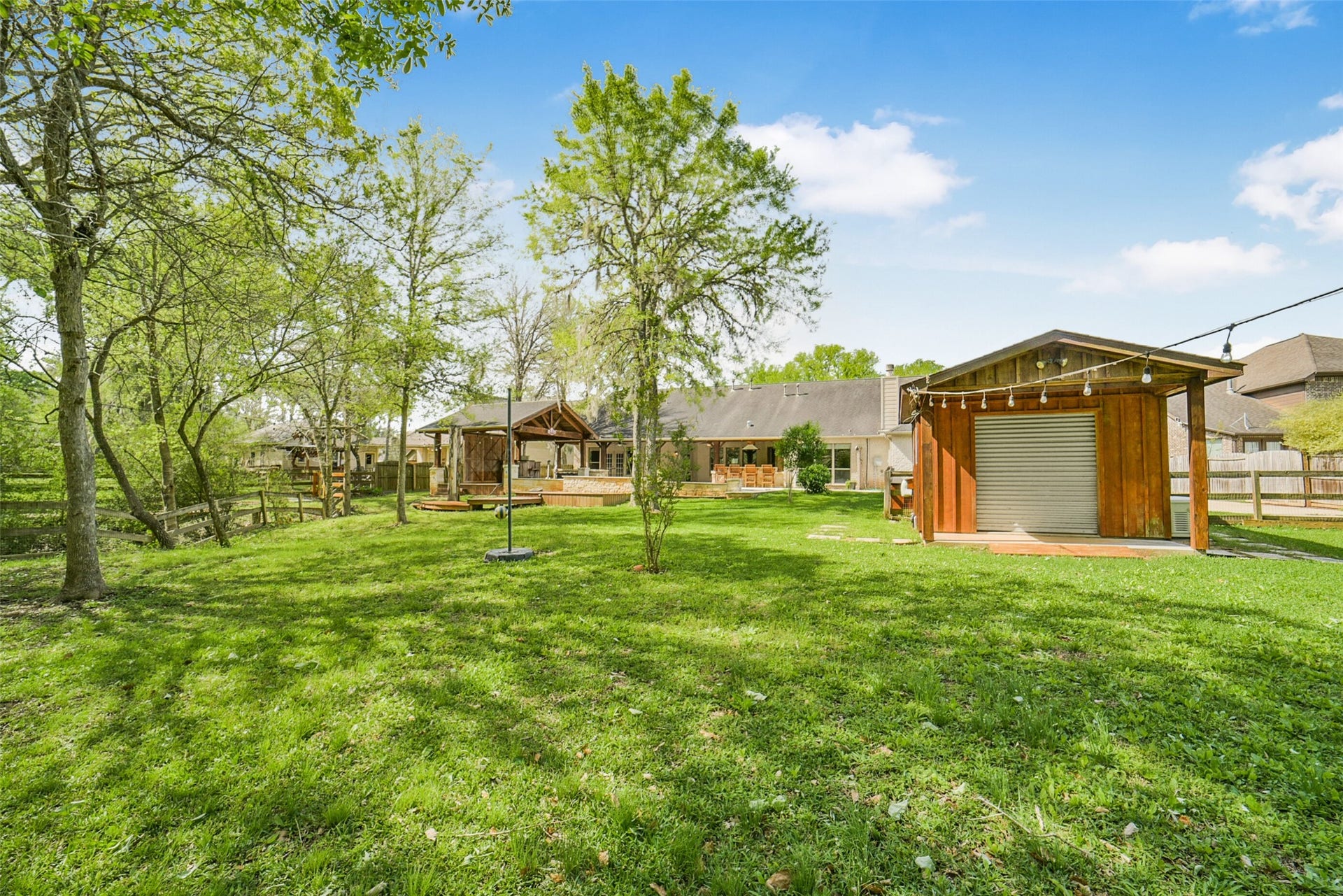 3522 Wellspring Lake Drive, Fulshear, TX 77441 View from the back of the property.