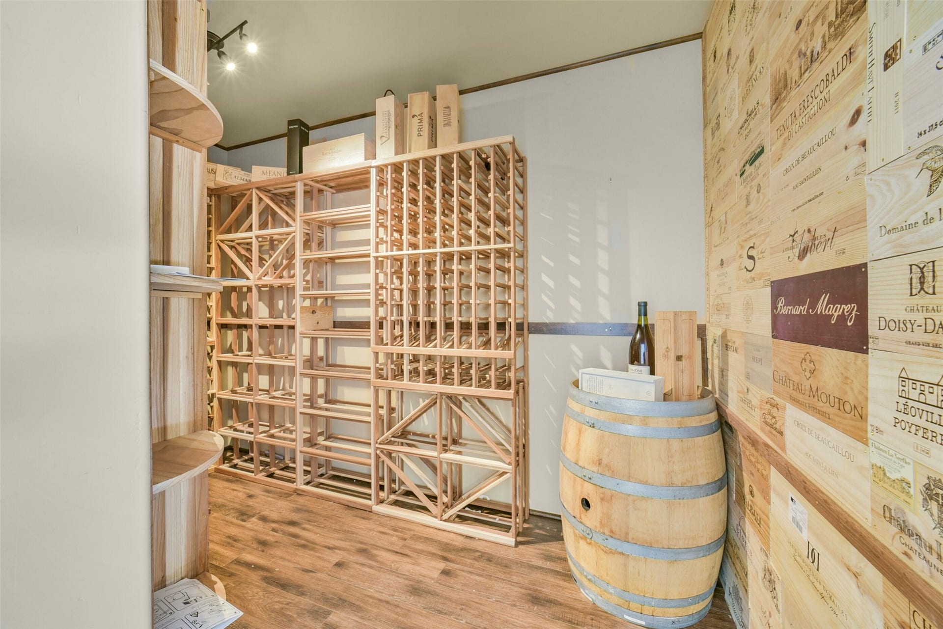 3522 Wellspring Lake Drive, Fulshear, TX 77441 For Wine Lovers, your own personal Temperature Regulated Wine room with Custom Storage....Cheers!
