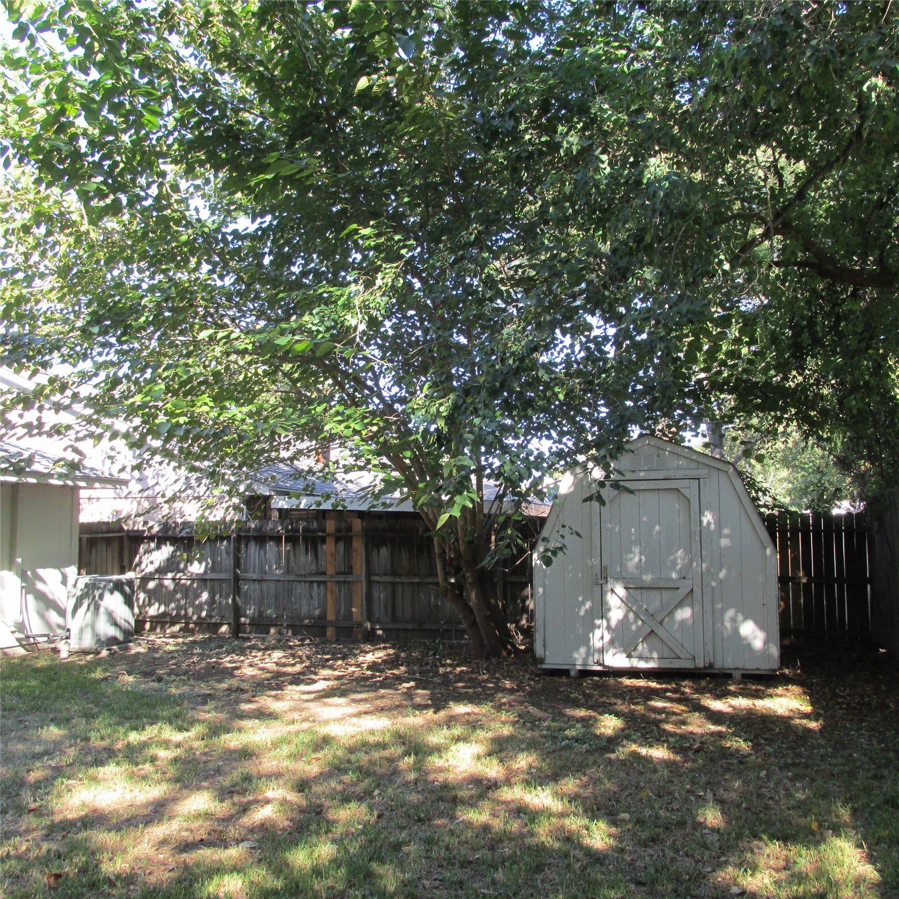 24042 Spring Gum Drive, Spring, TX 77373 Rear View Storage Shed