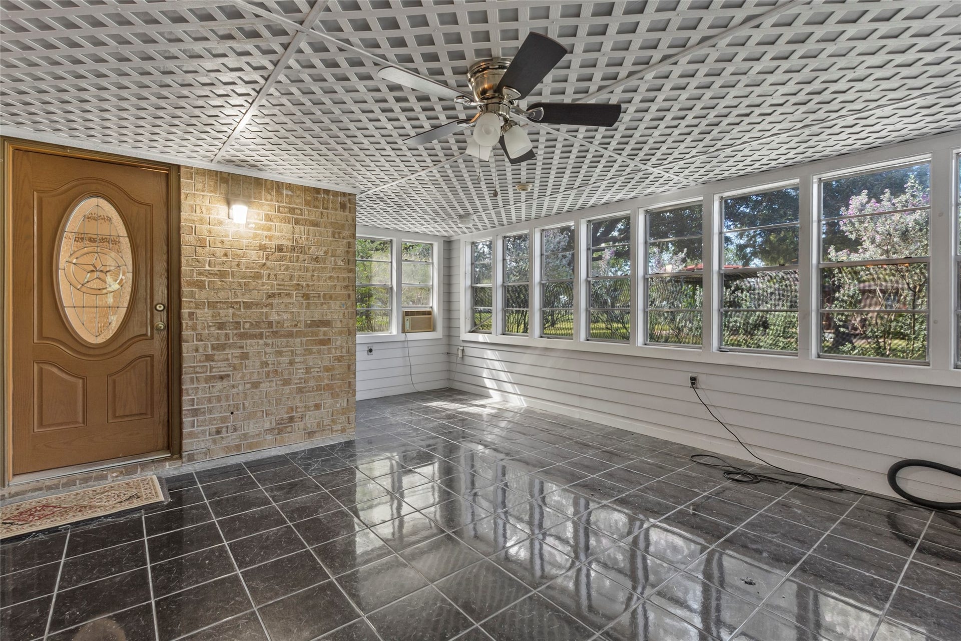4114 Horseshoe Drive, Pleak, TX 77461 Enclosed porch