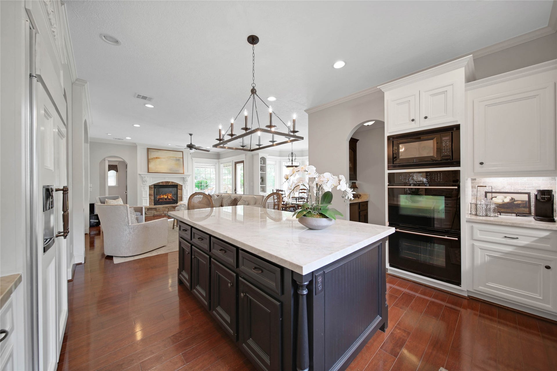 12635 Hunters Canyon Lane, Cypress, TX 77429 Open access to the family room and breakfast area, make this the heart of the home.