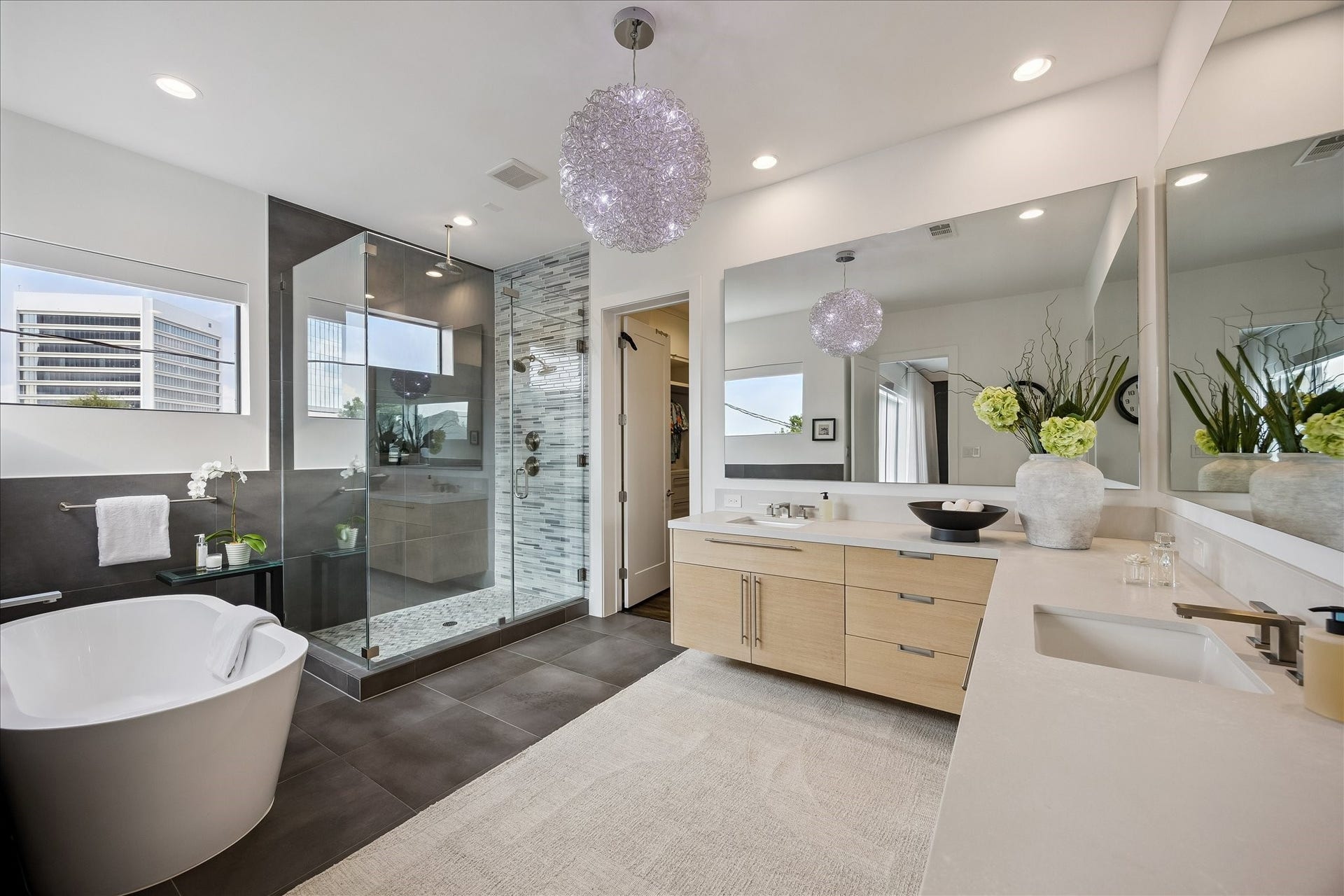 Abundant natural light fills this serene and inviting space, perfect for rejuvenation at any time of day.