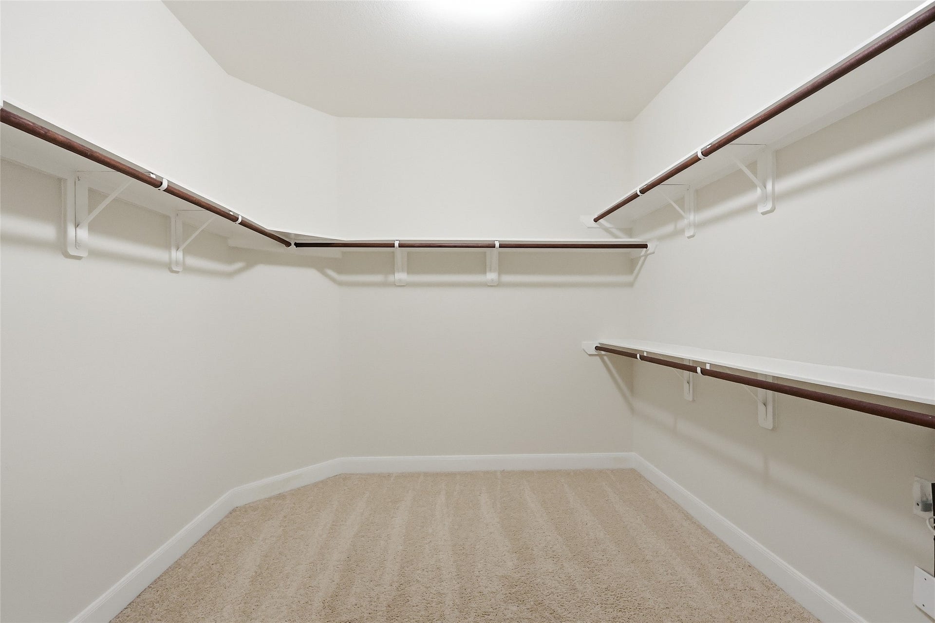 3263 Persimmon Grove, Richmond, TX 77469 Primary closet, view from the entry.