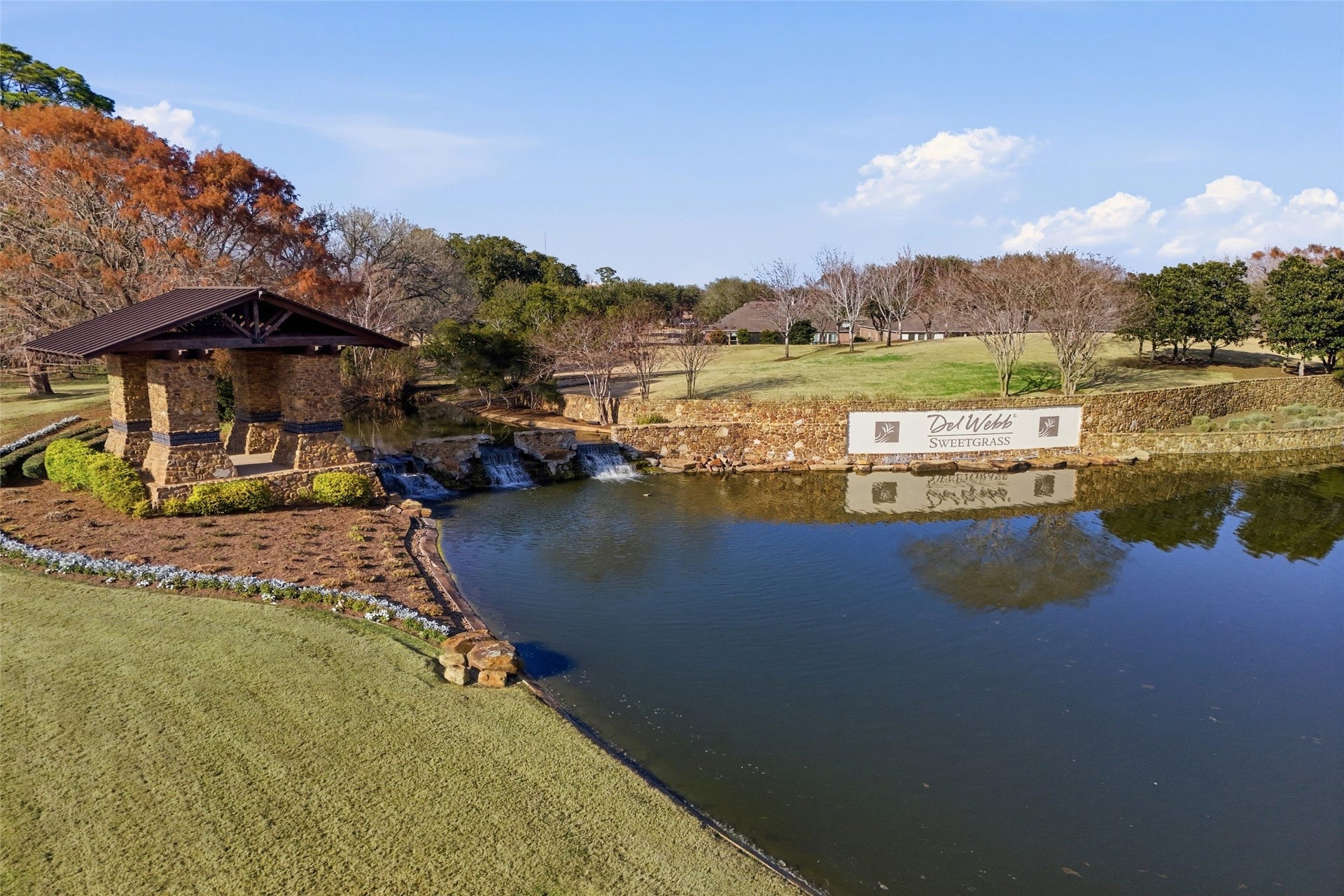 3263 Persimmon Grove, Richmond, TX 77469 Entrance to Del Webb Sweetgrass.
