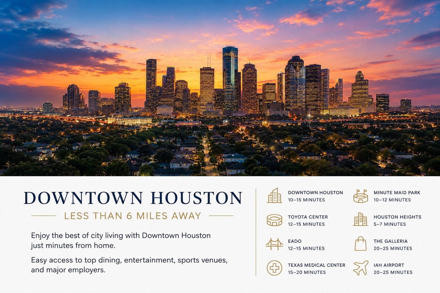 Located less than six miles from Downtown Houston, this property places you within minutes of Houston's thriving business district, premier restaurants, entertainment venues, and professional sports stadiums.