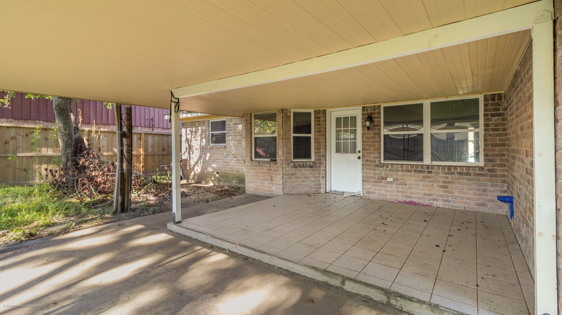 Covered Back Porch