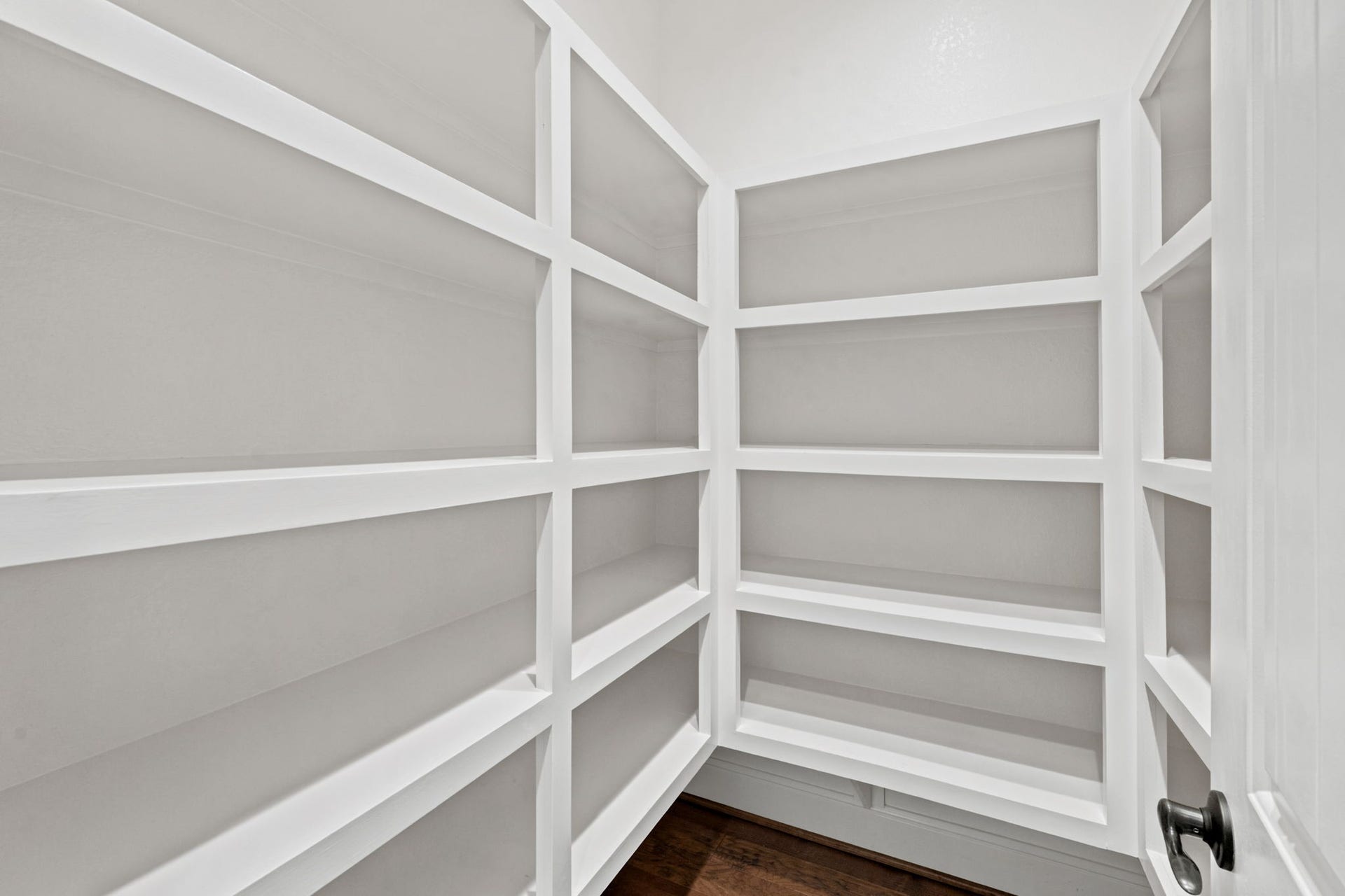 Large walk in pantry.