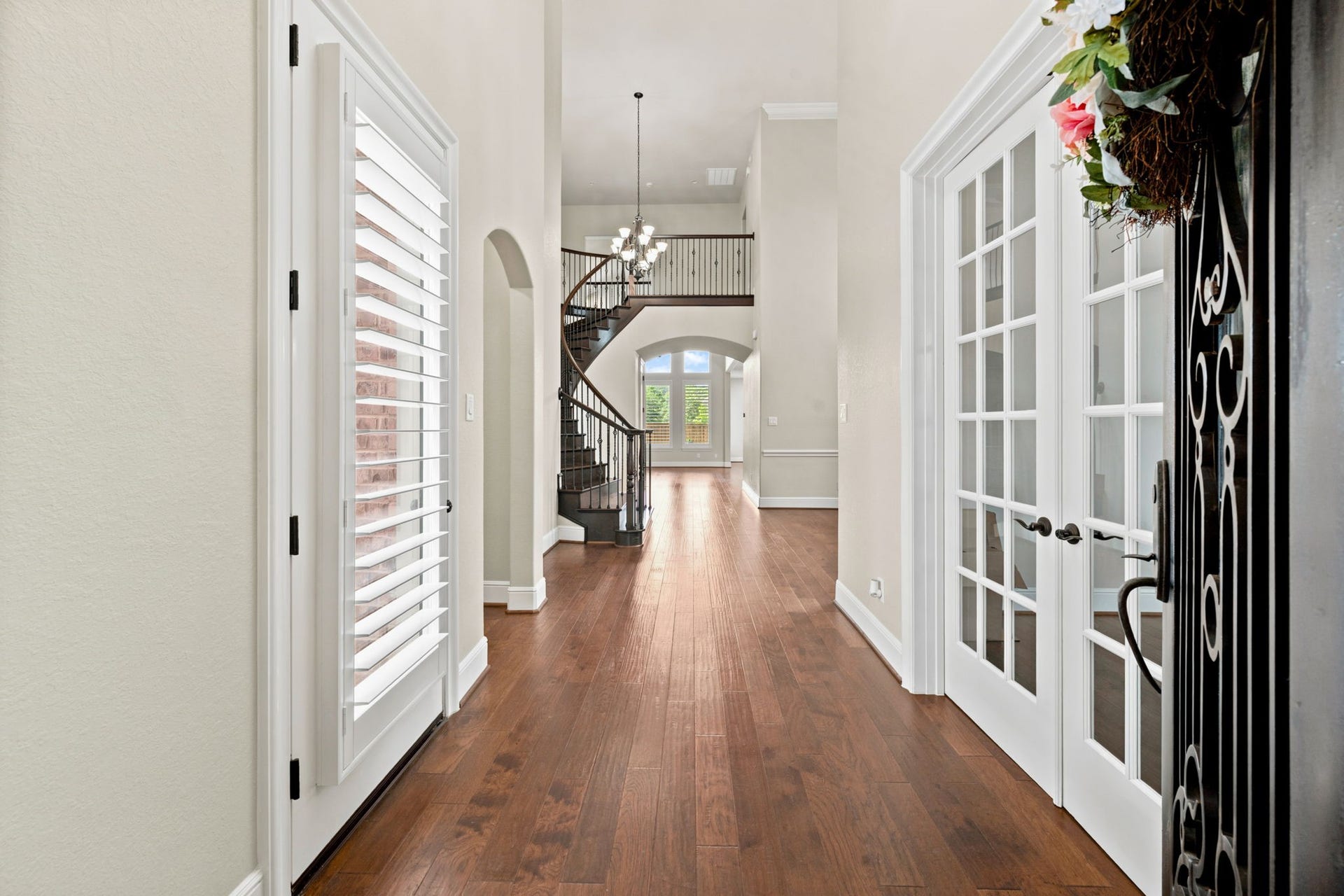 Formal front entry