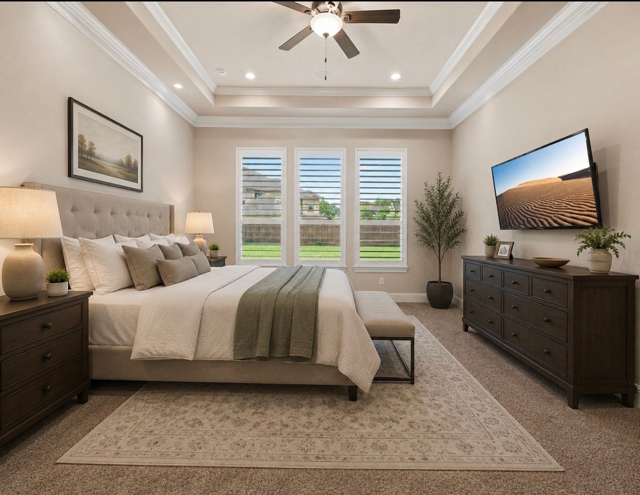 Staged Primary room