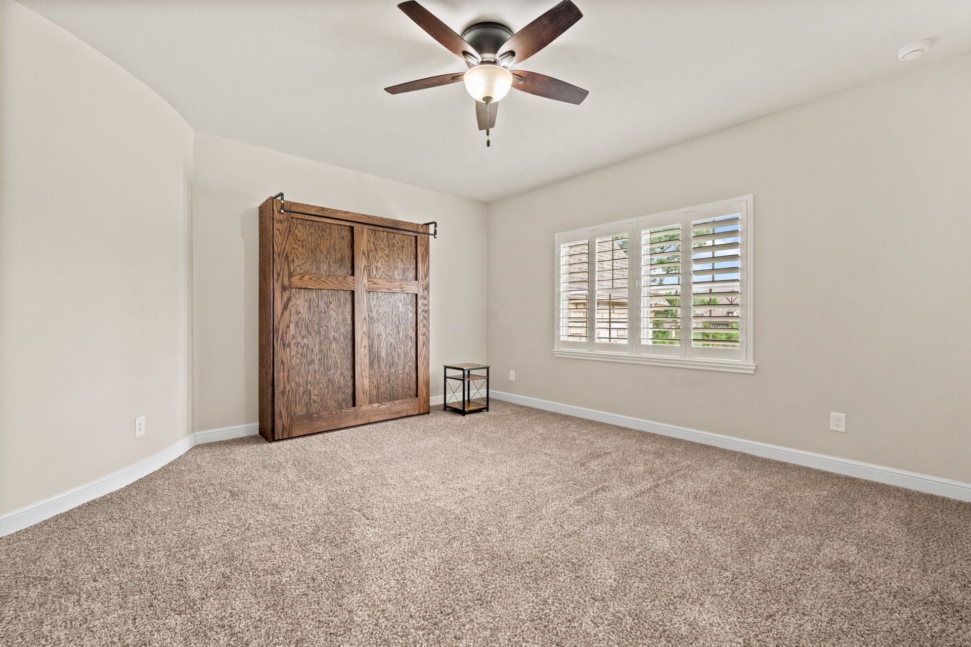 3rd bedroom is upstairs and has a built in Murphy bed.