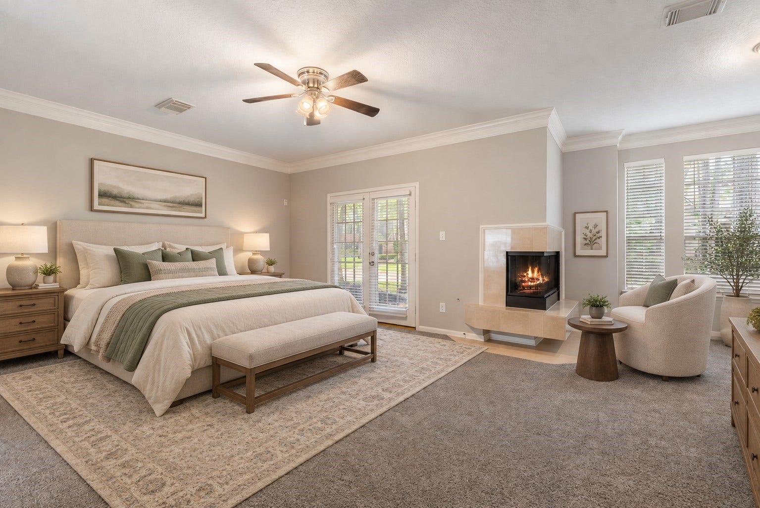 27 Stargazer Place, The Woodlands, TX 77381 VIRTUALLY STAGED The Primary Bedroom is HUGE!