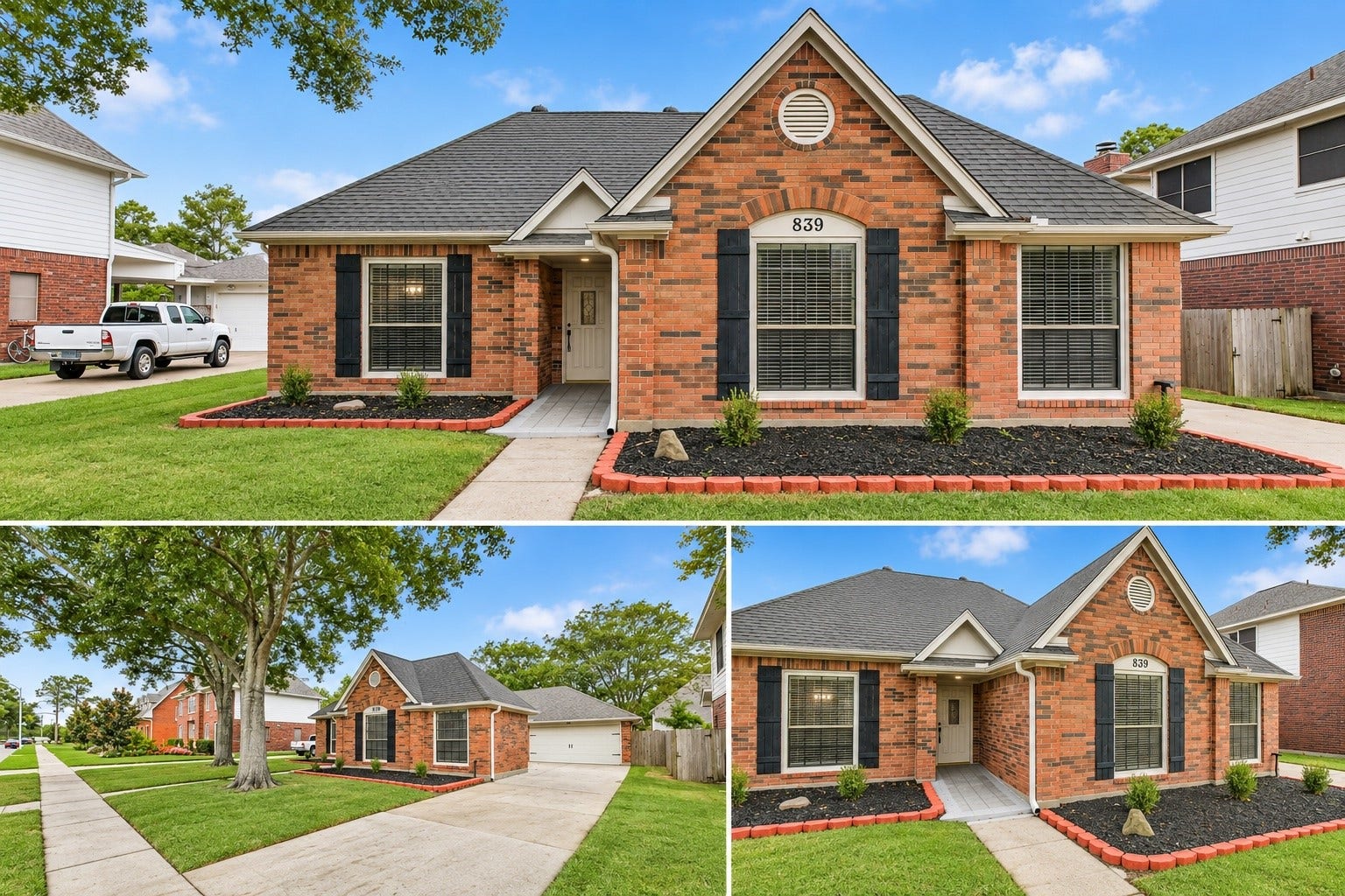 839 Quiet Spring Ln, Houston, TX 77062 Beautiful curb appeal with long driveway