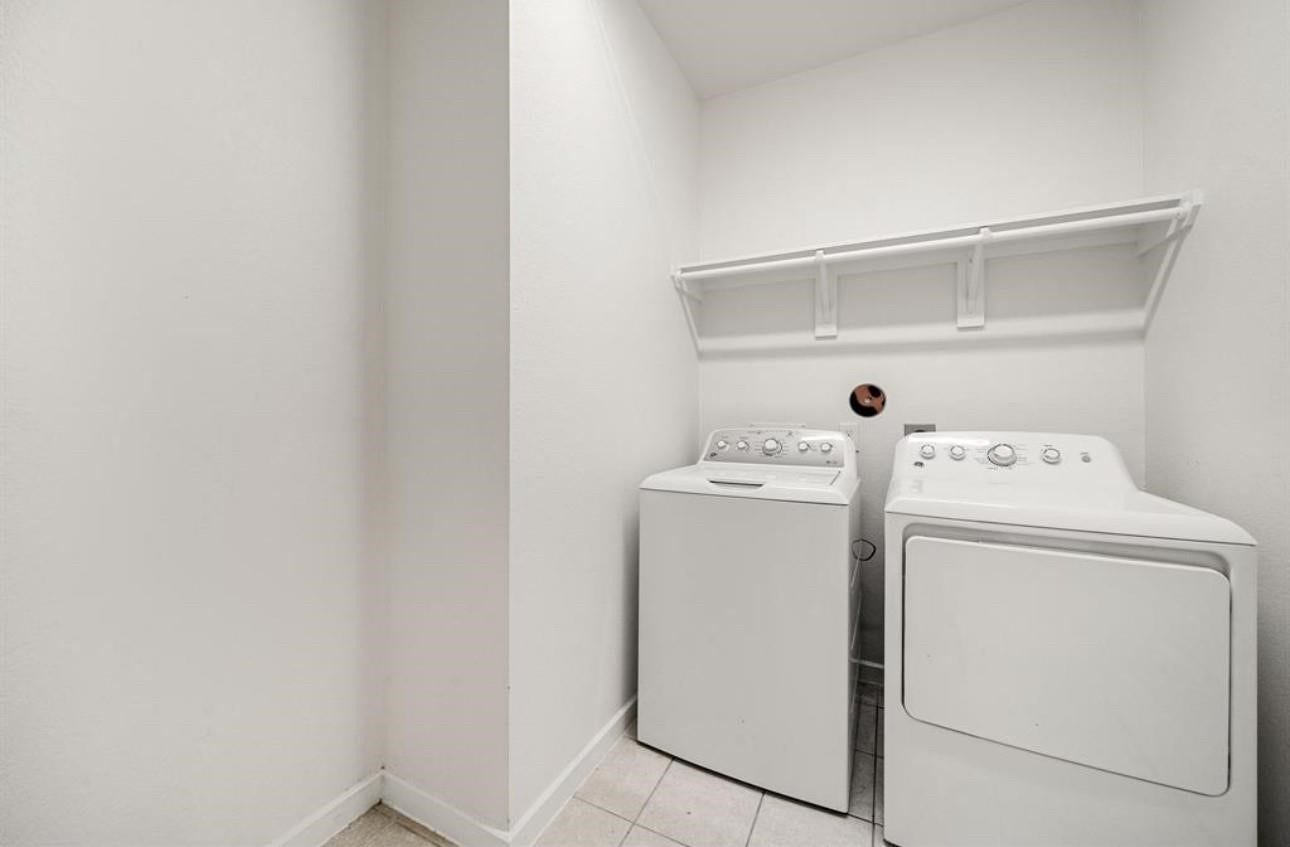 8106 Colony Chase Court, Richmond, TX 77407 Dedicated laundry room with washer and dryer.