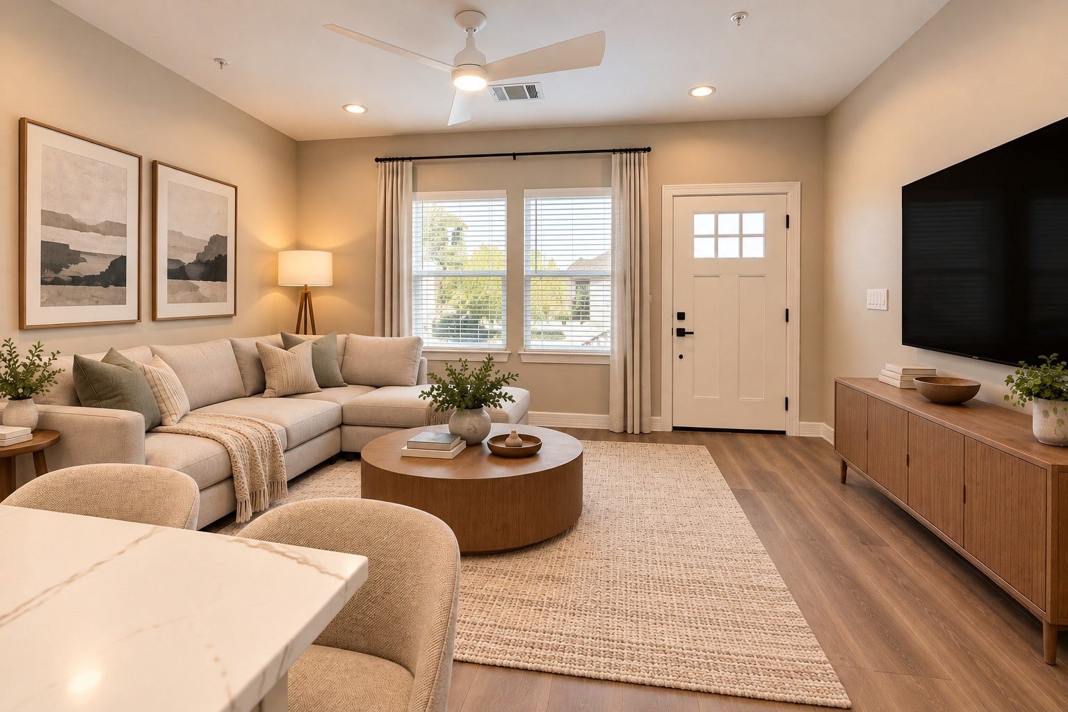 3252 Creekmont Drive, Houston, TX 77091 Virtually staged living space