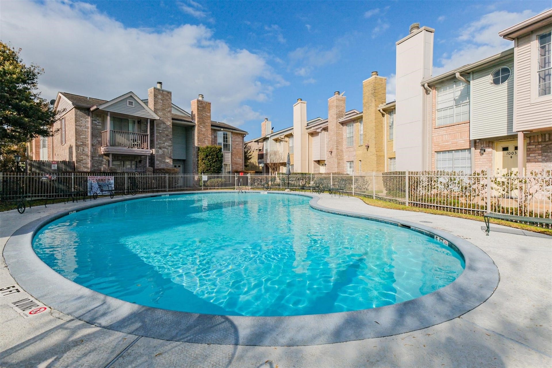 3100 Jeanetta Street, #1204, Houston, TX 77063 The inviting pool offers a peaceful and private space to relax!