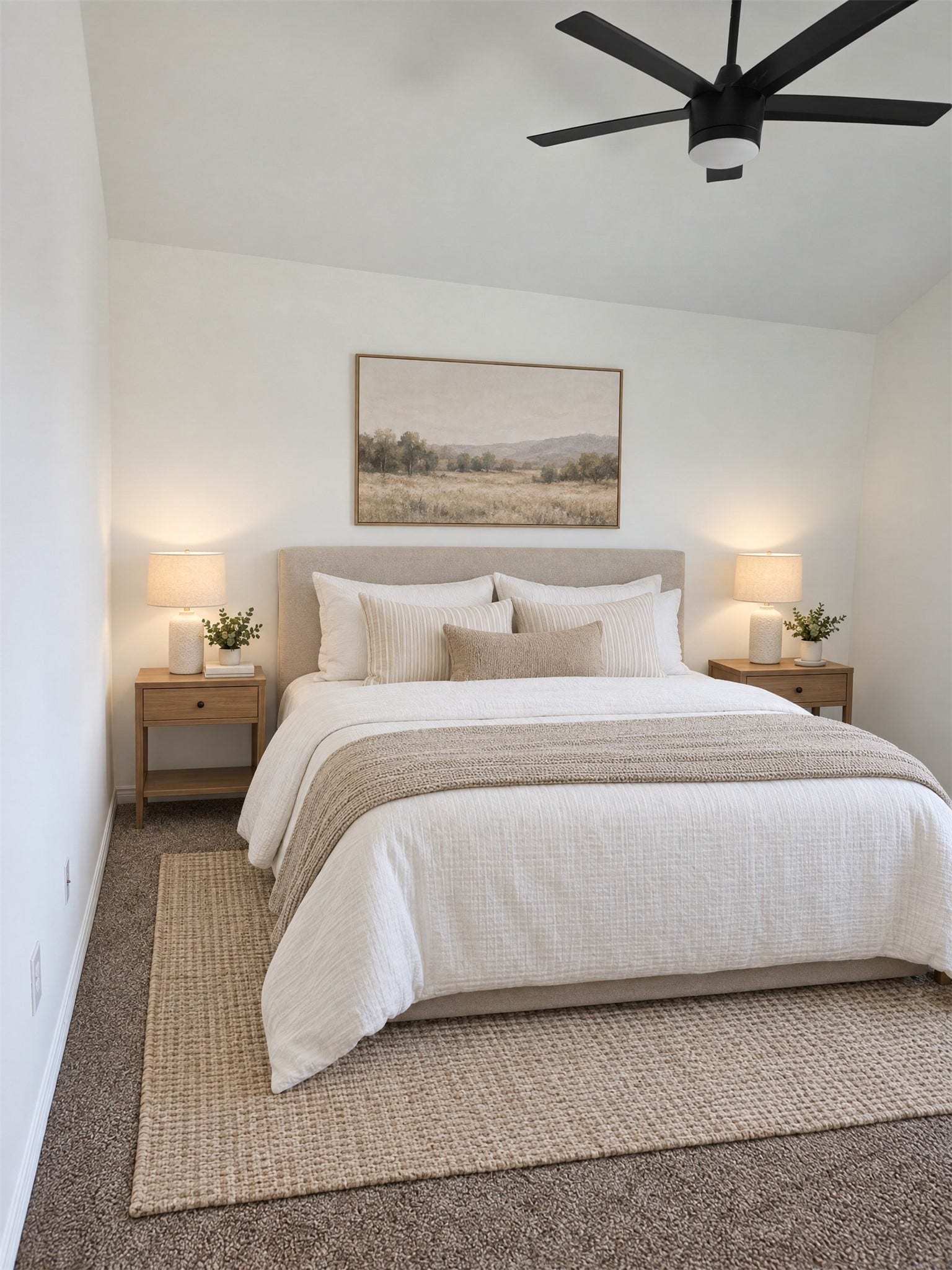 7202 Foxmoor Lake Court, Humble, TX 77338 Staged secondary bedroom with fresh neutral styling.