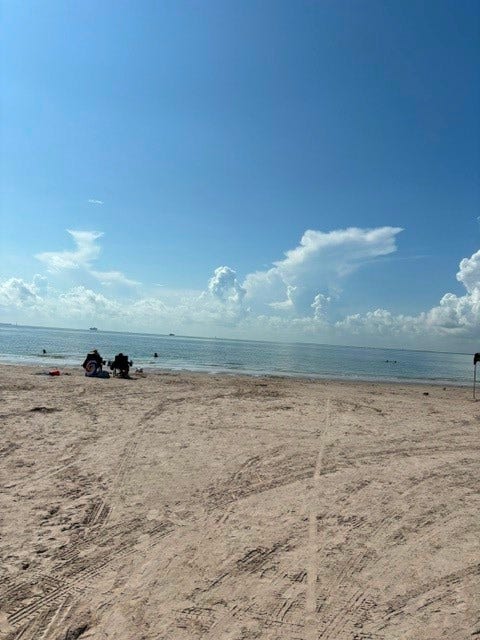 4730 Charles Street, Pasadena, TX 77586 What a view from the beach of Galveston Bay! Image being able to walk here any time since your home is only 4 blocks away!