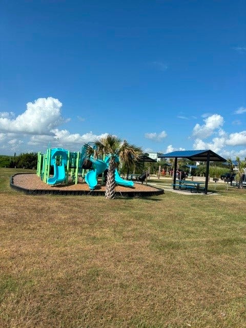 4730 Charles Street, Pasadena, TX 77586 A view of part of the park next to the beach.