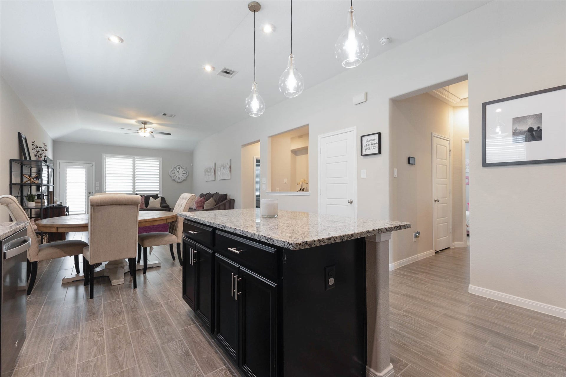 Open dining and kitchen area offering a convenient layout for everyday living and entertaining.