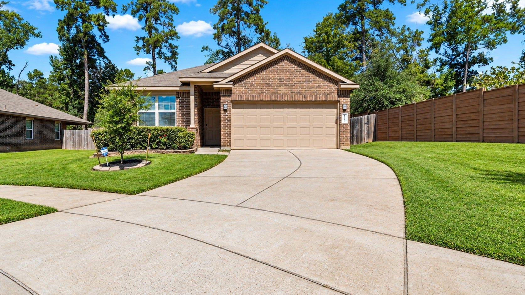 11502 Castle Nugent Court, Conroe, TX 77304 Welcome home! Beautiful brick home tucked away on a cul-de-sac in Water crest On Lake Conroe, featuring a 2-car garage and spacious driveway.