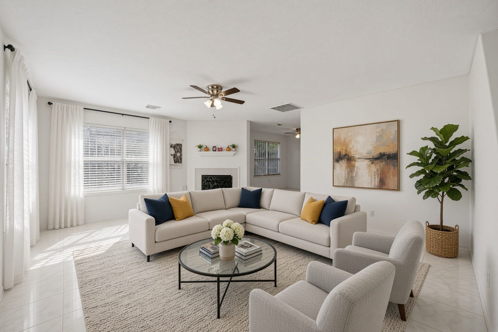 Staging photo