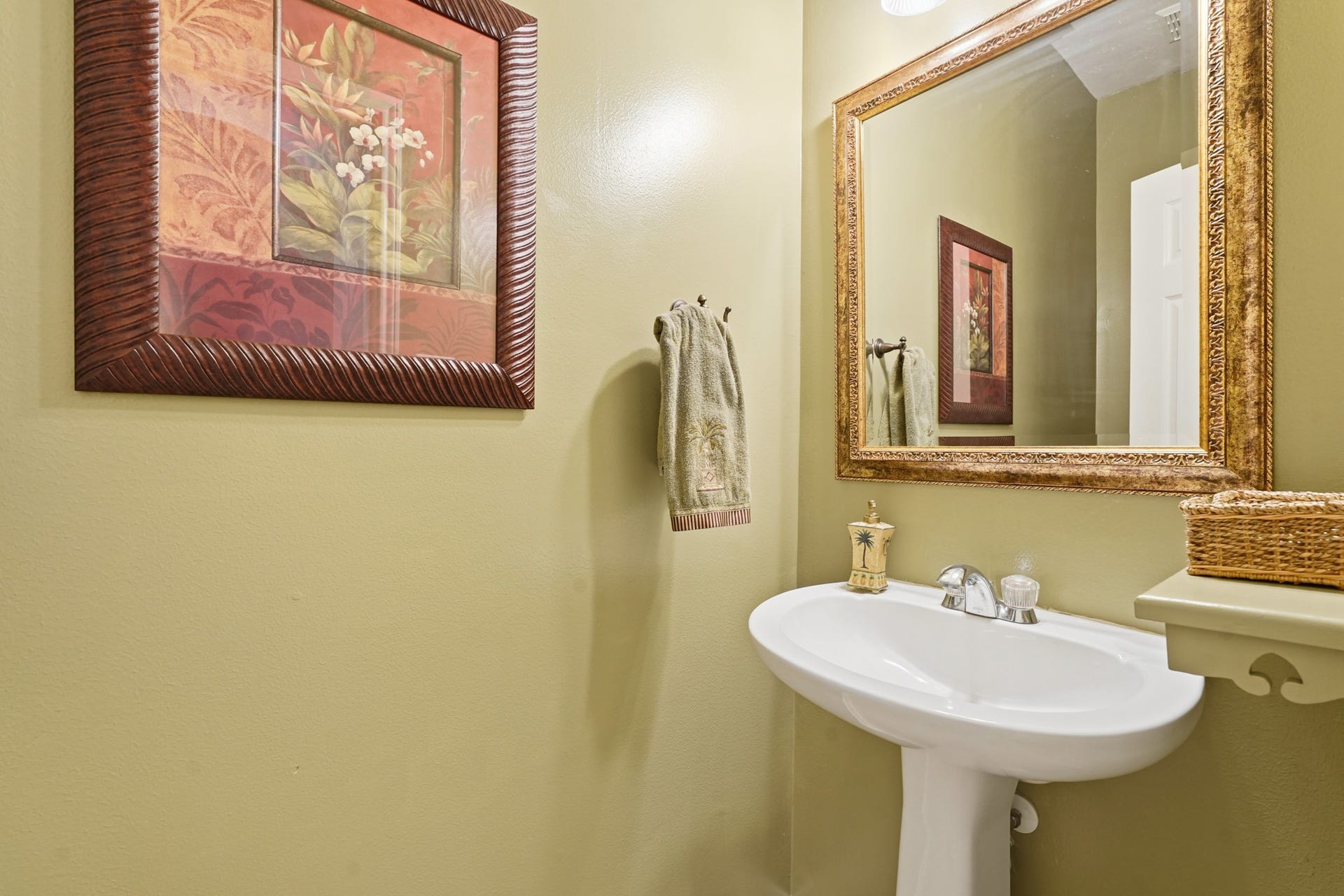 Half Bath area.