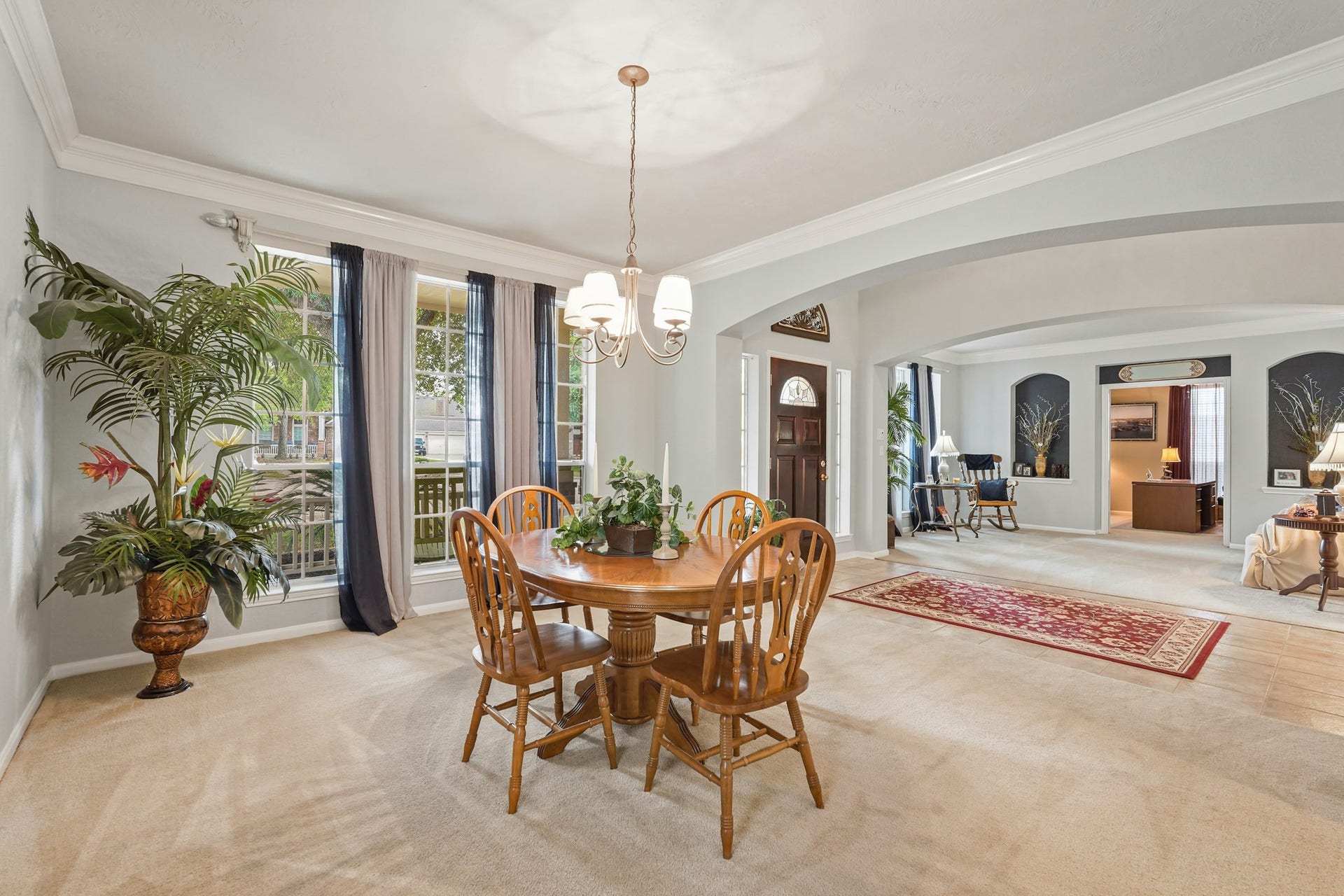 Formal Dining and Formal Living with access to the Office/Study.