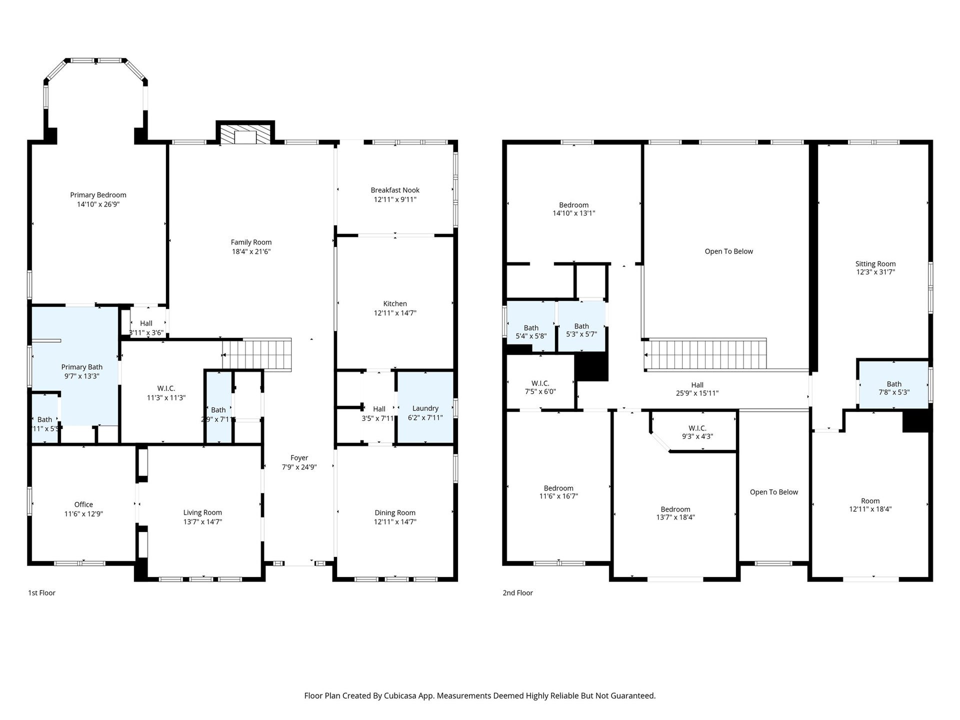 Floor Plan - 1st & 2nd Level