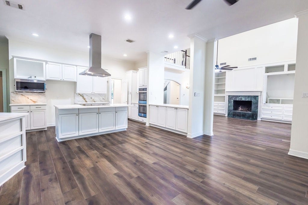 3230 Lake Island Drive, Montgomery, TX 77356 Looking at Litchen and living room