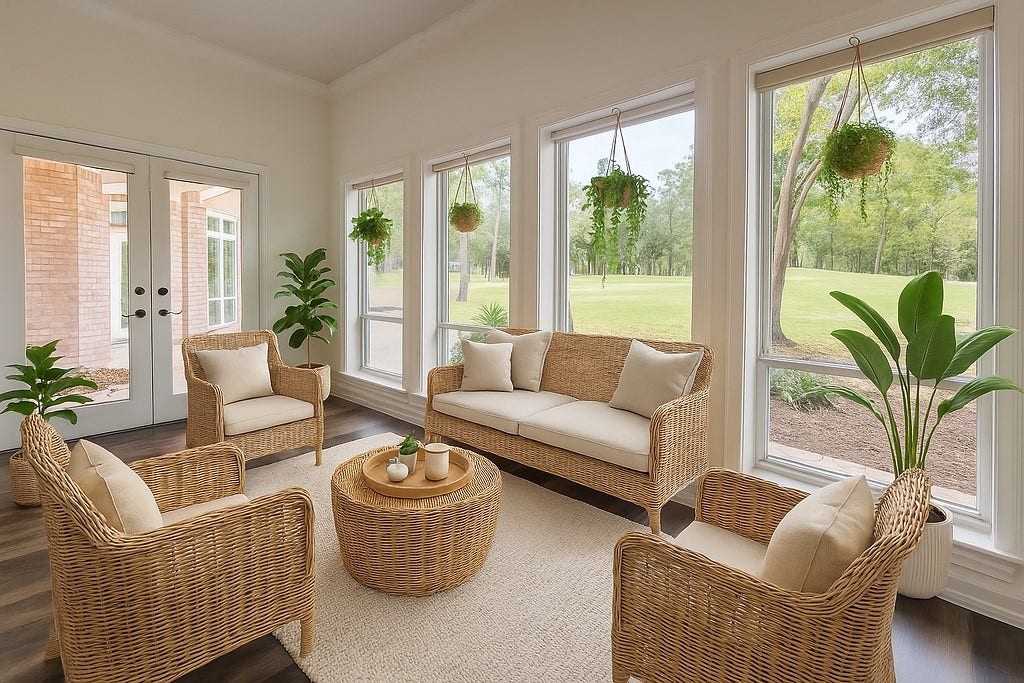 3230 Lake Island Drive, Montgomery, TX 77356 Digitally staged sunroom