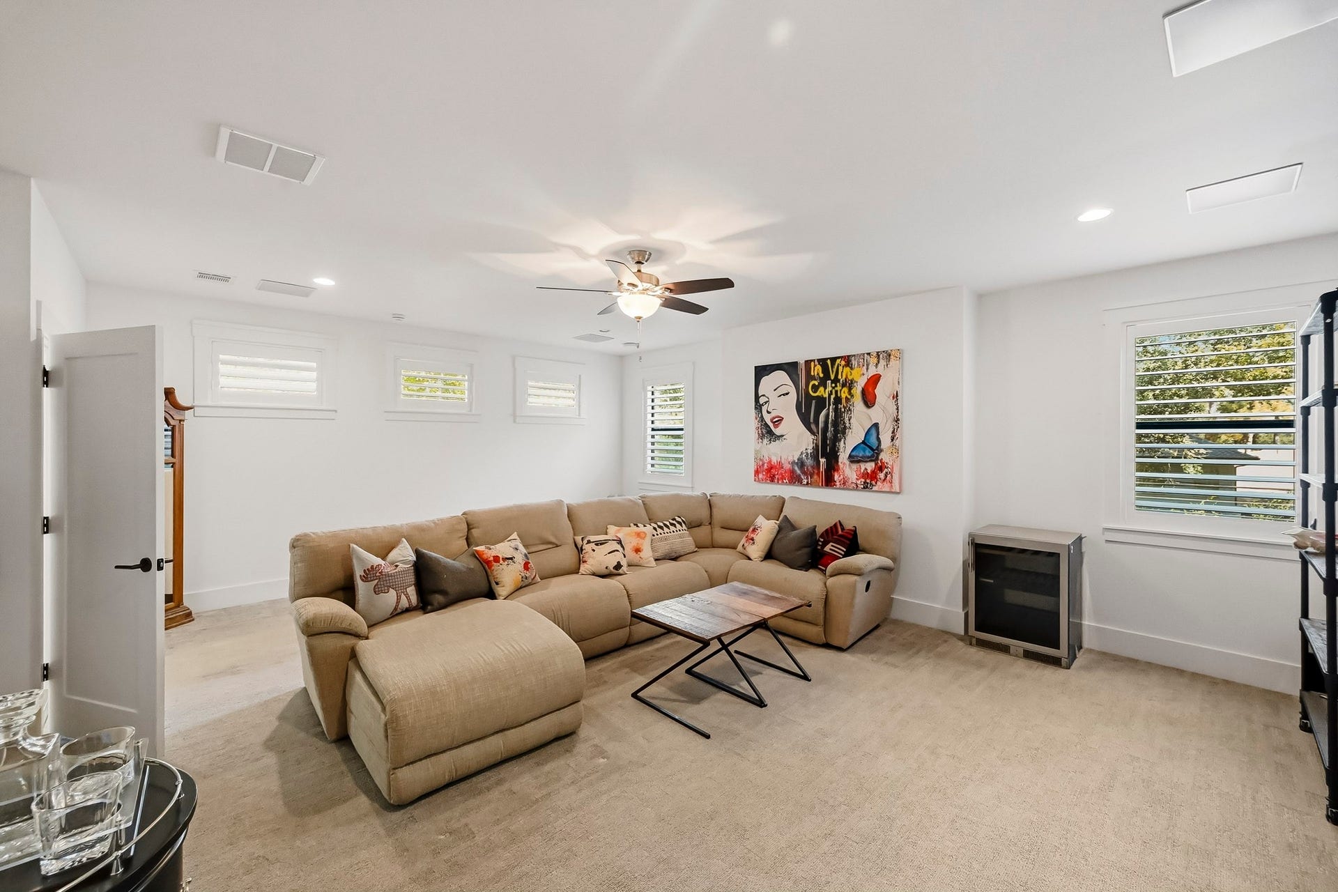 Gameroom, media room, workout room or whatever you choose to create!