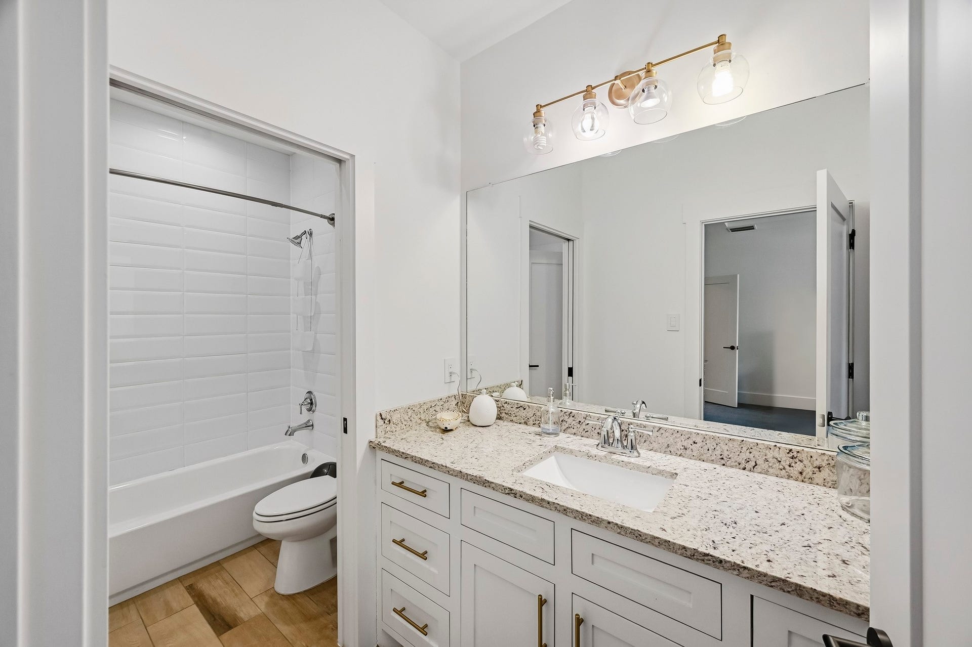 jack & jill connected bathroom between Secondary bedrooms 1 & 2