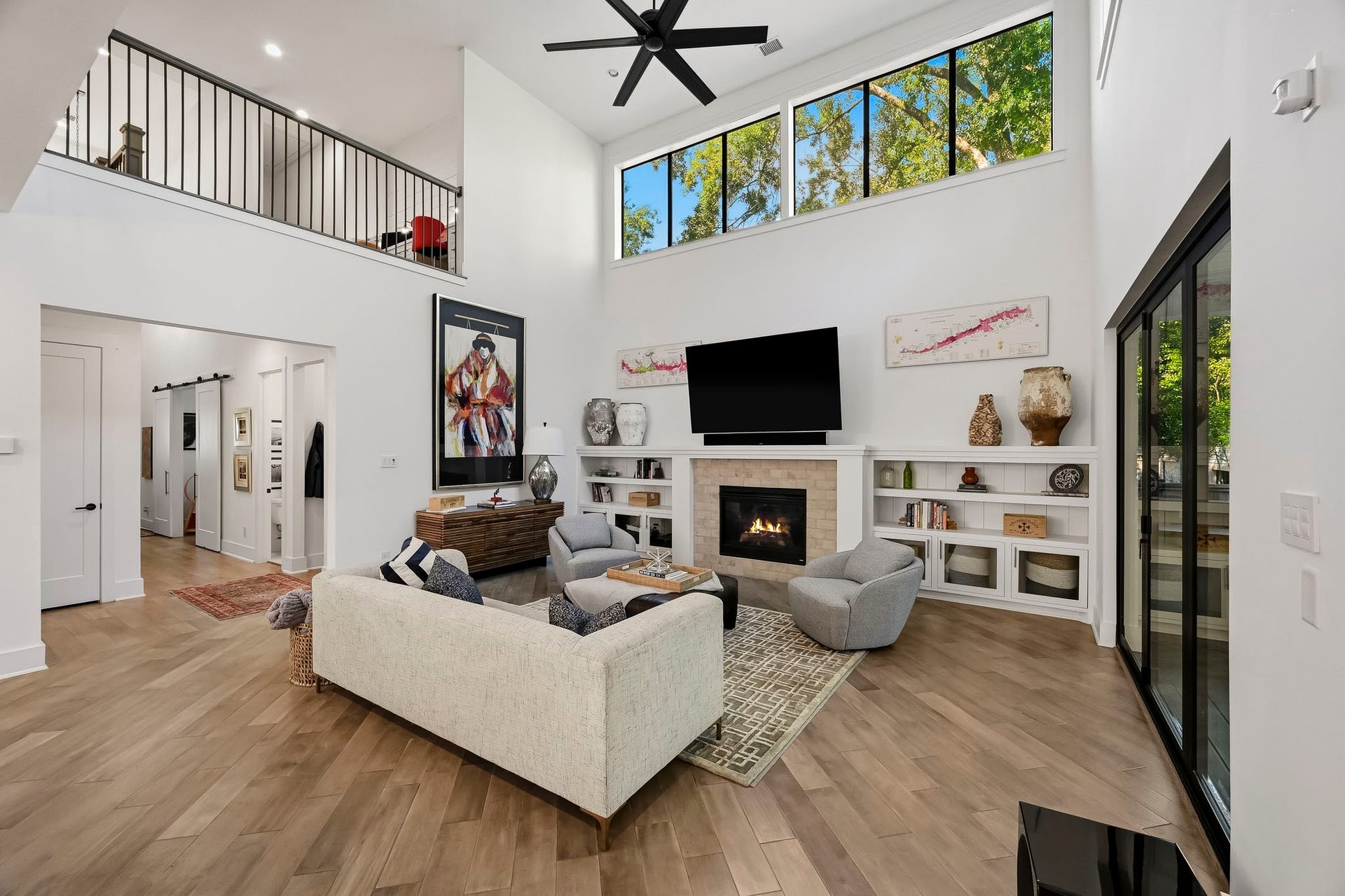 An abundance of windows to allow for natural light throughout the home
