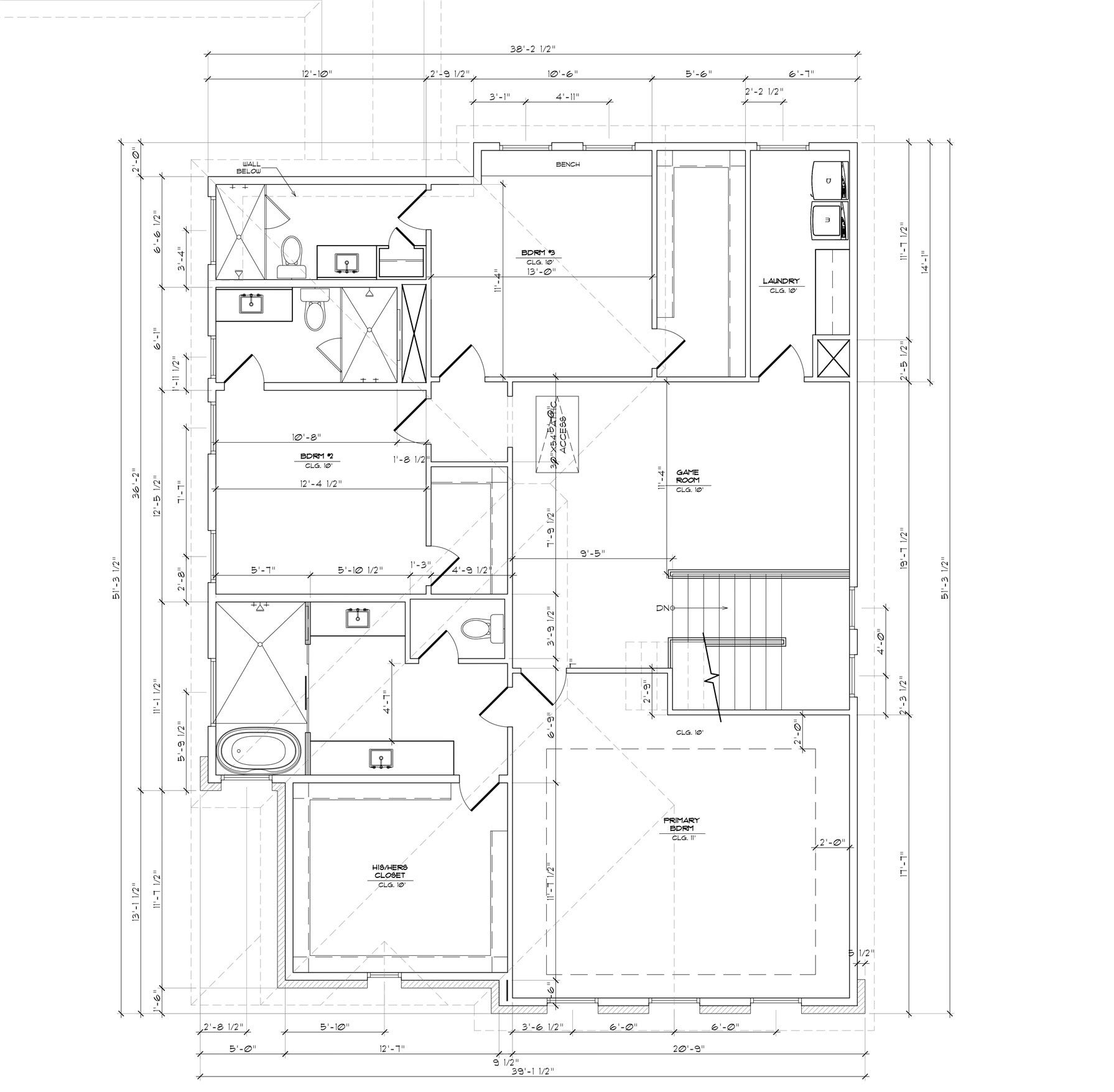 1427 Hoveden Drive, Katy, TX 77450 Second Floor Plan