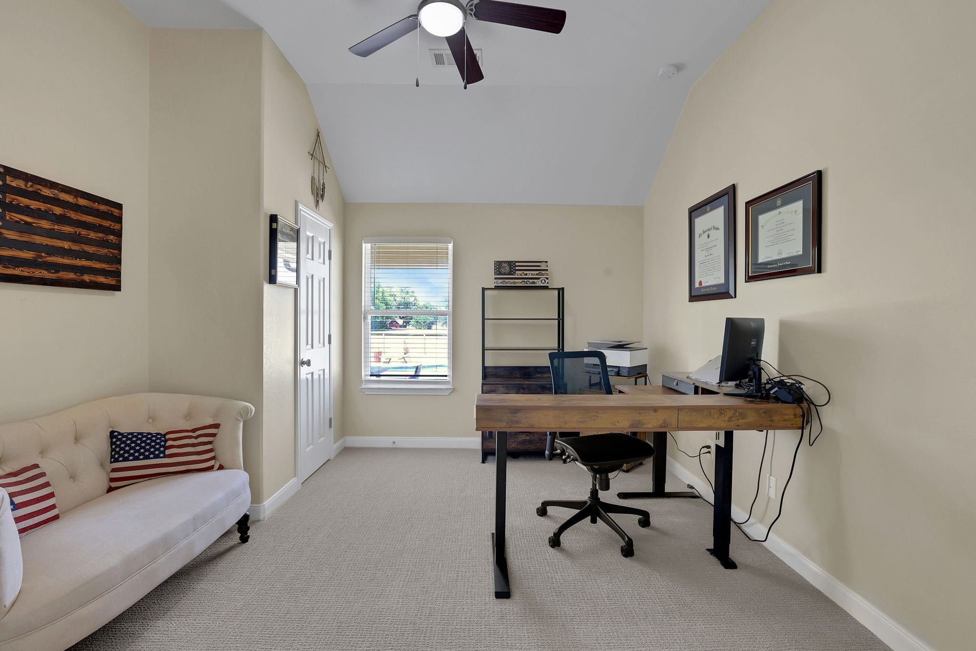 12751 County Road 283, Alvin, TX 77511 Secondary bedroom being used as a home office