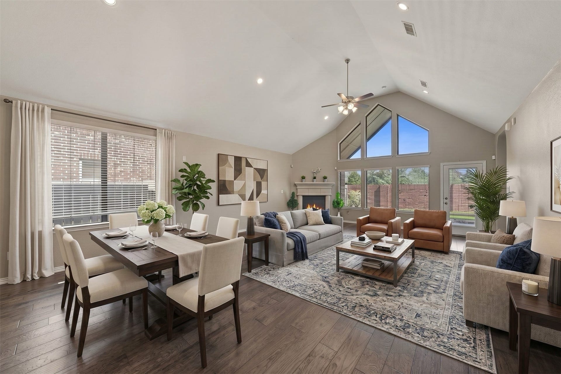 6723 Sotoria Lane, Sugar Land, TX 77479 virtual staged: home, sweet home, great room for great people