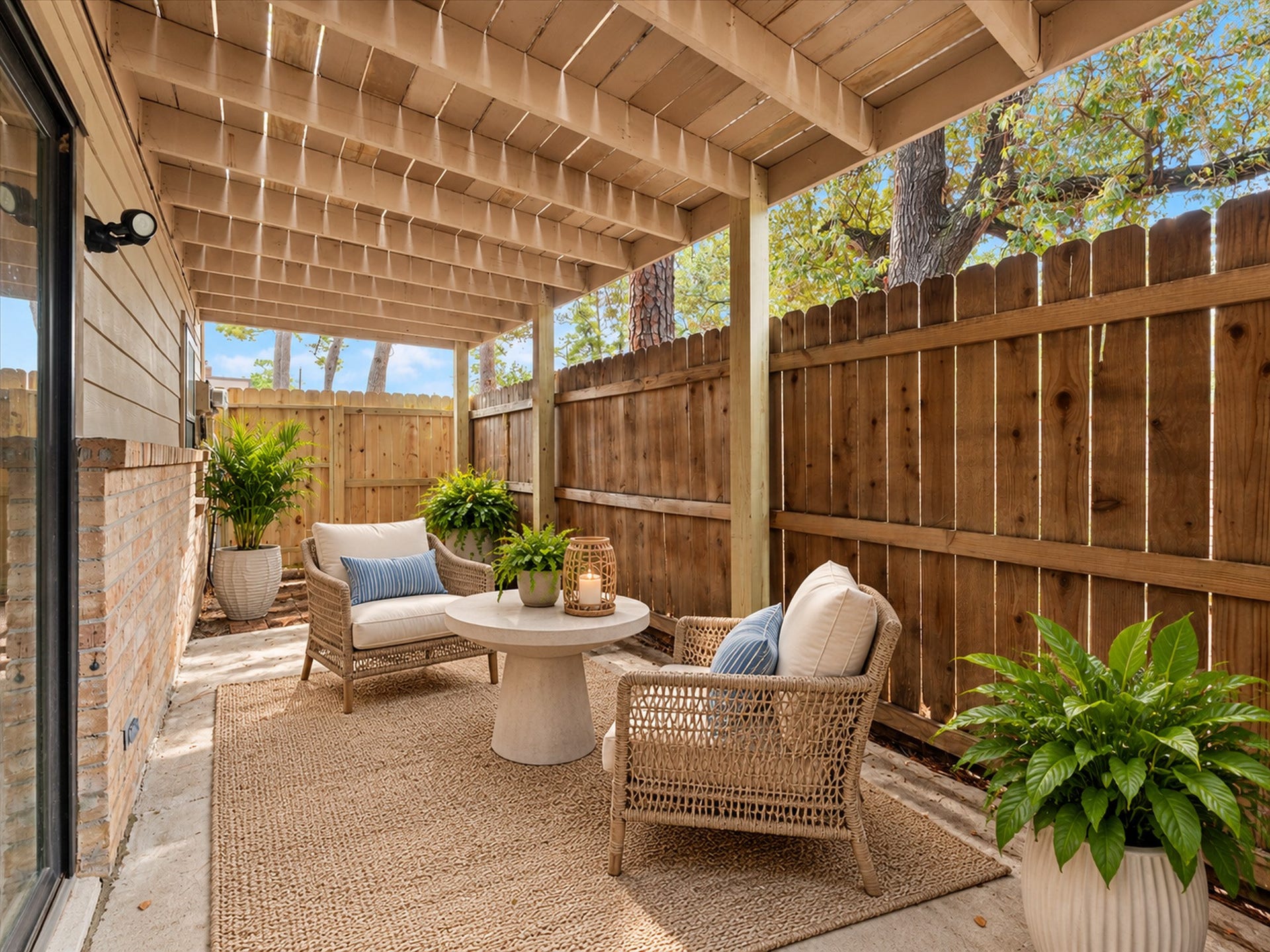 16963 Chapel Pines Drive, #57, Spring, TX 77379 Private patio off 1st floor bonus room