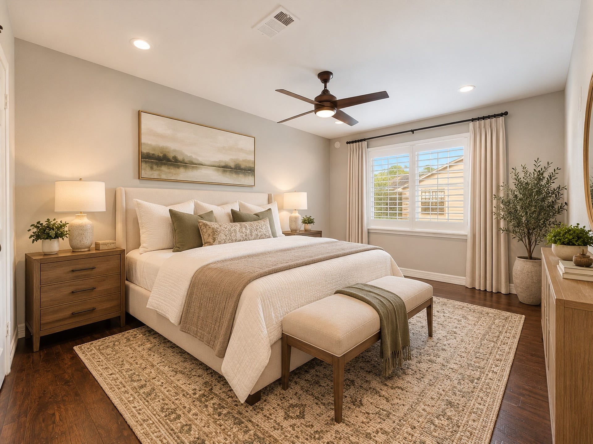 16963 Chapel Pines Drive, #57, Spring, TX 77379 Virtually staged primary bedroom