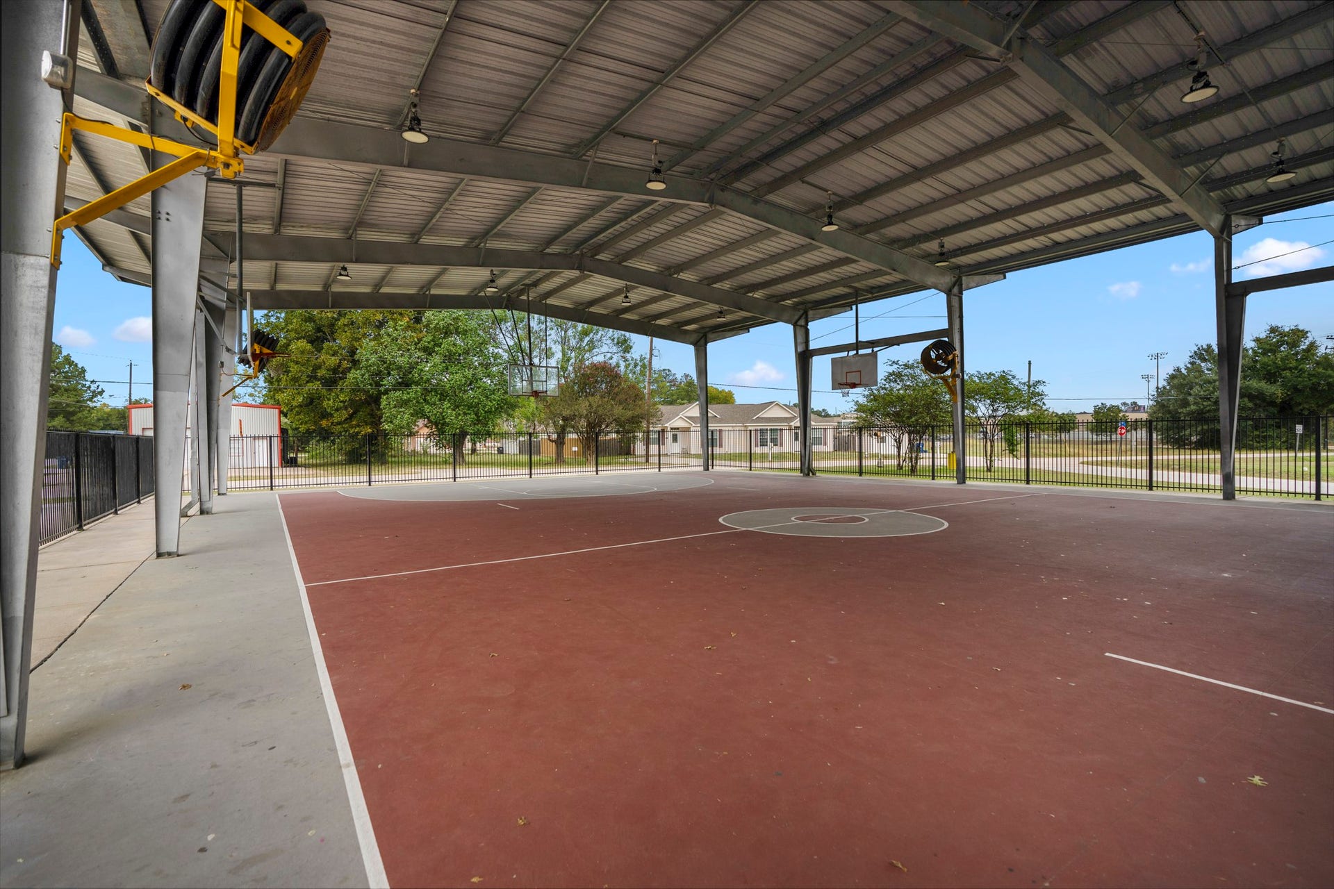 306 Foster Street, Tomball, TX 77375 Dr. Martin Luther King, Jr. Park features these covered outdoor basketball courts & large playground area w/ a restroom close by that is cleaned & maintained daily by the Public Works Department.
