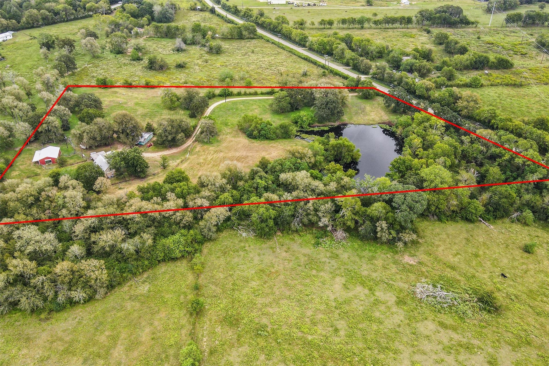 26962 Old Highway 105 W, Montgomery, TX 77316 Aerial view of the property