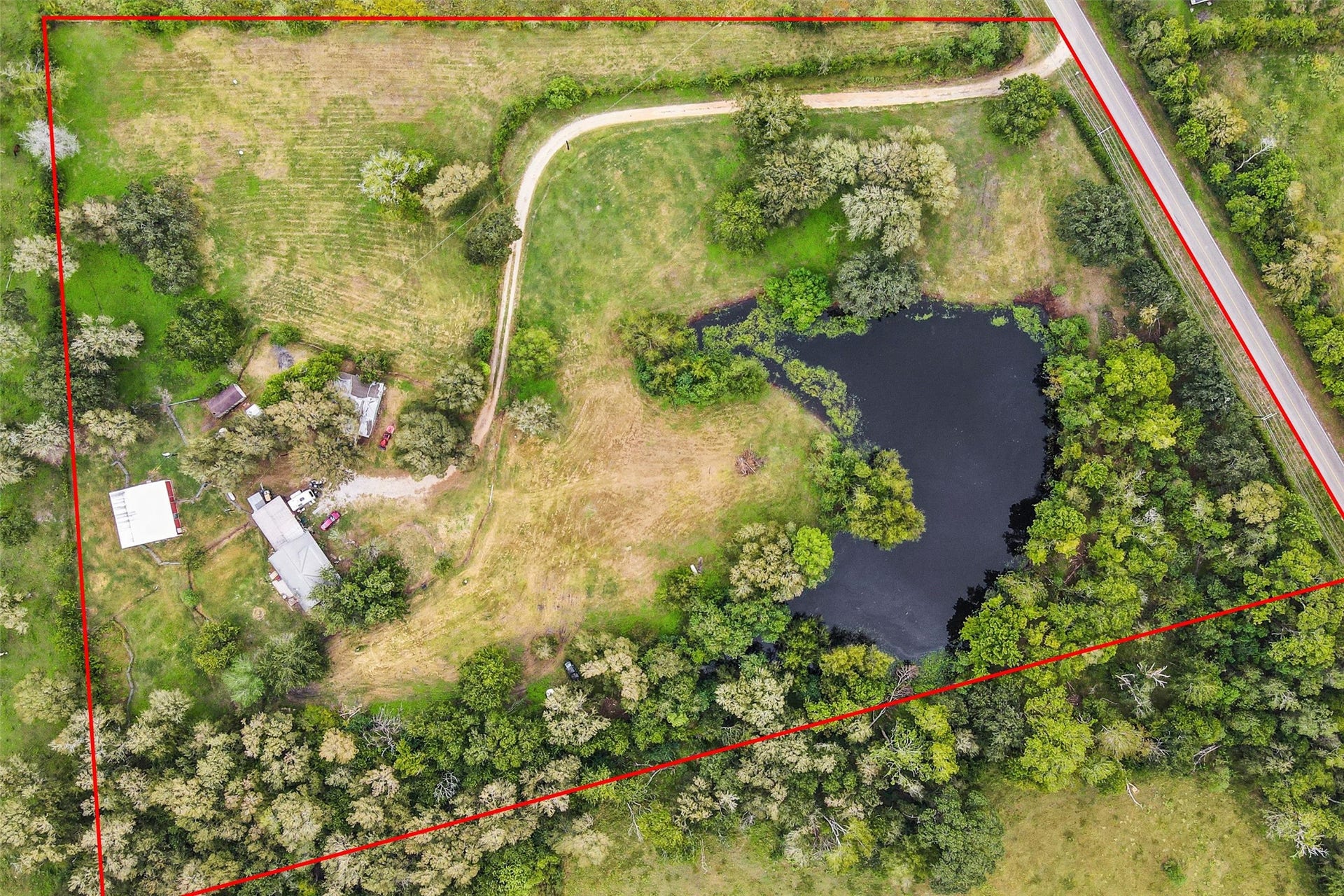 26962 Old Highway 105 W, Montgomery, TX 77316 Aerial view of the property