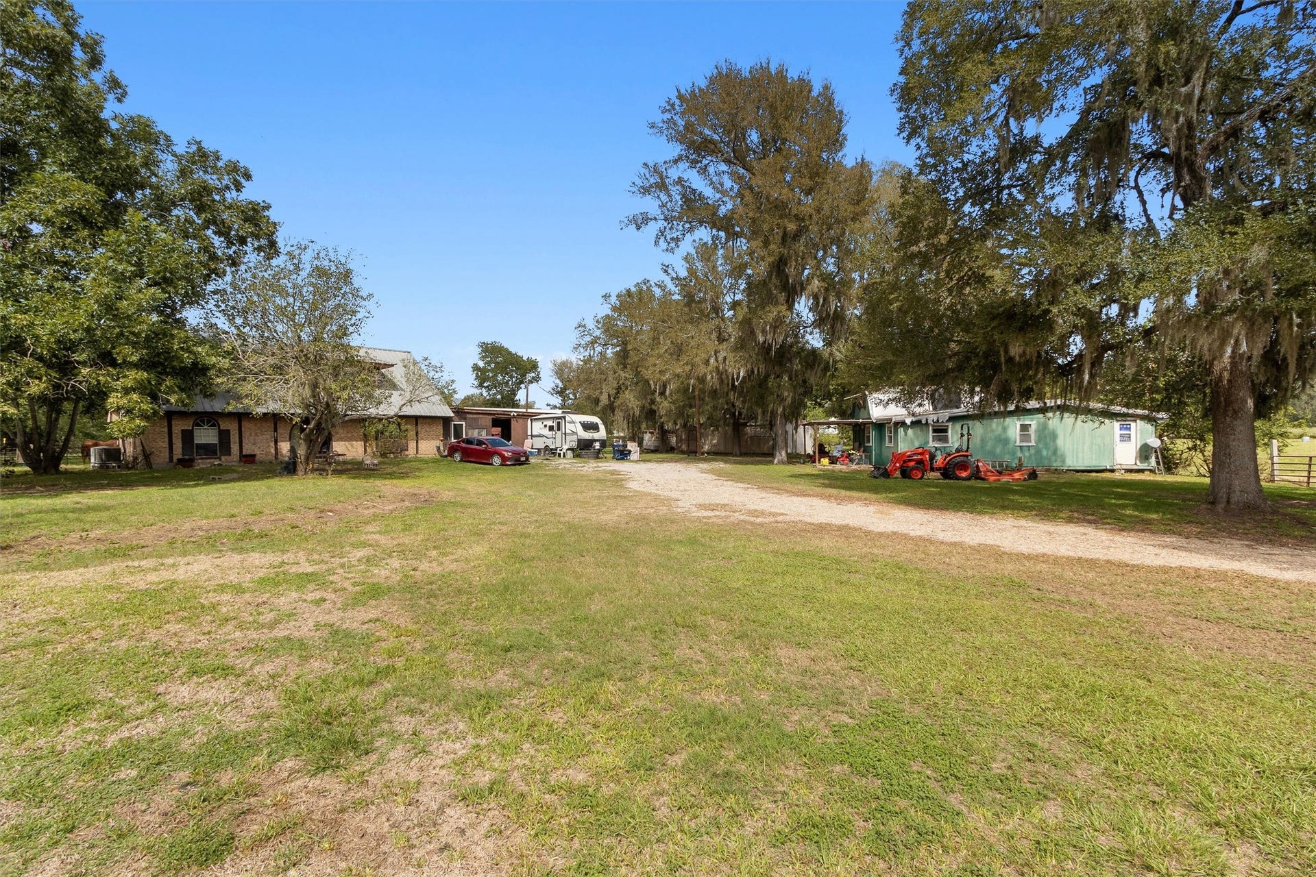 26962 Old Highway 105 W, Montgomery, TX 77316 The main house faces the guesthouse