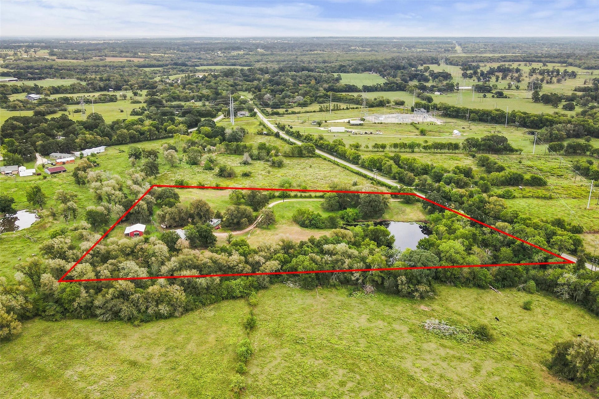 26962 Old Highway 105 W, Montgomery, TX 77316 Aerial view of the property