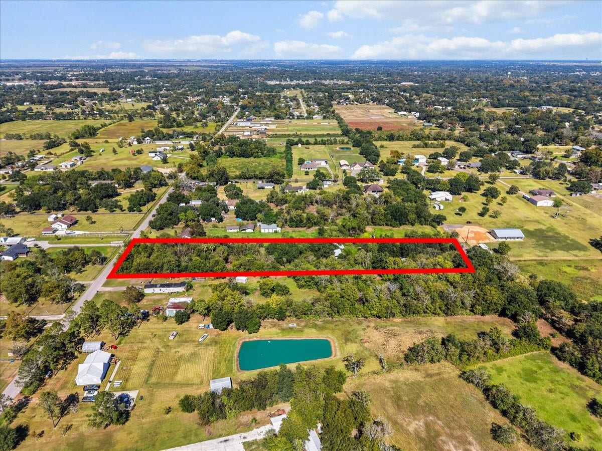 5029 1/2 Ike Franks Road, Santa Fe, TX 77517 There are no restrictions, no HOA, and a low tax rate for the property. Translation: your imagination is your only limit as to what you decide to with this property.
