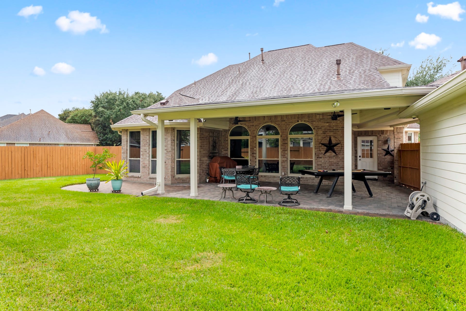 13402 Durbridge Trail Drive, Houston, TX 77065 Backyard and exterior